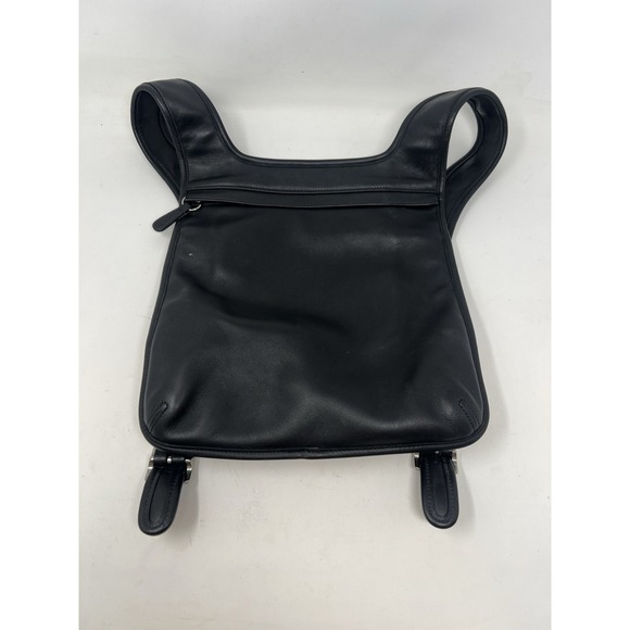 Vintage  COACH Slim Leather Backpack Black 9405 - Picture 1 of 11